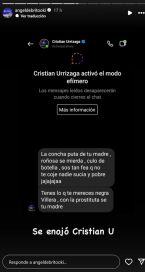 ¡Se enojó! Cristian U tuvo un exabrupto con una hater y se hizo viral