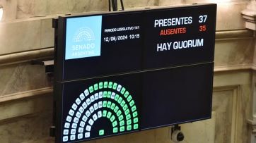 Con el desempate de Villarruel se  aprobó la Ley Bases en el Senado