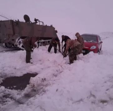 Tormenta de nieve: cuál es el estado de los caminos en la Patagonia