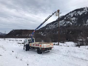 La Provincia trabaja a contrarreloj para minimizar los efectos del temporal de nieve