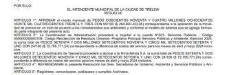 Millonario aumento para la empresa de recolección de residuos en Trelew