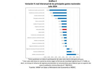 La dicotomía del gobierno: en el mes de julio cayó la recaudación, pero también el gasto público