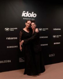 Lola Latorre, Bautista Mascia, Juli Poggio y Luck Ra presentes en los Premios ídolo