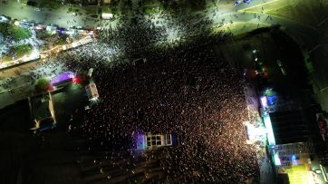 La T y la M la rompieron en el Festival de Río Gallegos