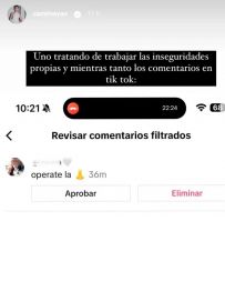 Cami Mayan le respondió con altura a una hater que le recomendó “operarse la nariz”