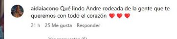 Andrea Rincón fue dada de alta, luego de estar dos semanas internada