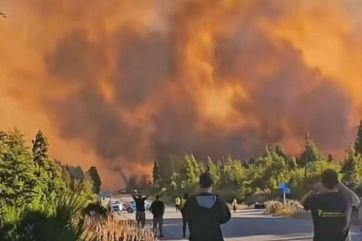 Arde la Patagonia:  el mapa de los incendios