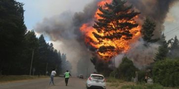 Arde la Patagonia:  el mapa de los incendios