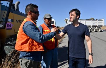 Torres “cortó la cinta” y dejó inaugurada la reactivación de la Doble Trocha