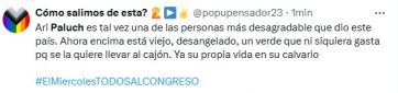 Ari Paluch hizo un “chiste” en la radio que causó indignación entre los internautas