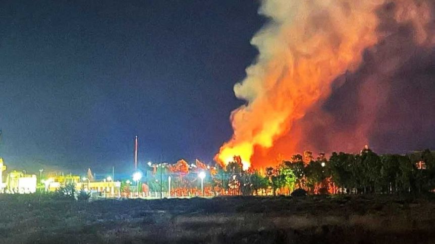 Tensión en Comodoro Rivadavia por el incendio en una planta de YPF