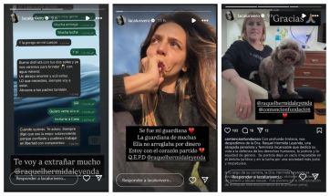 La emotiva despedida de Calu Rivero a Raquel Hermida Leyenda en redes sociales