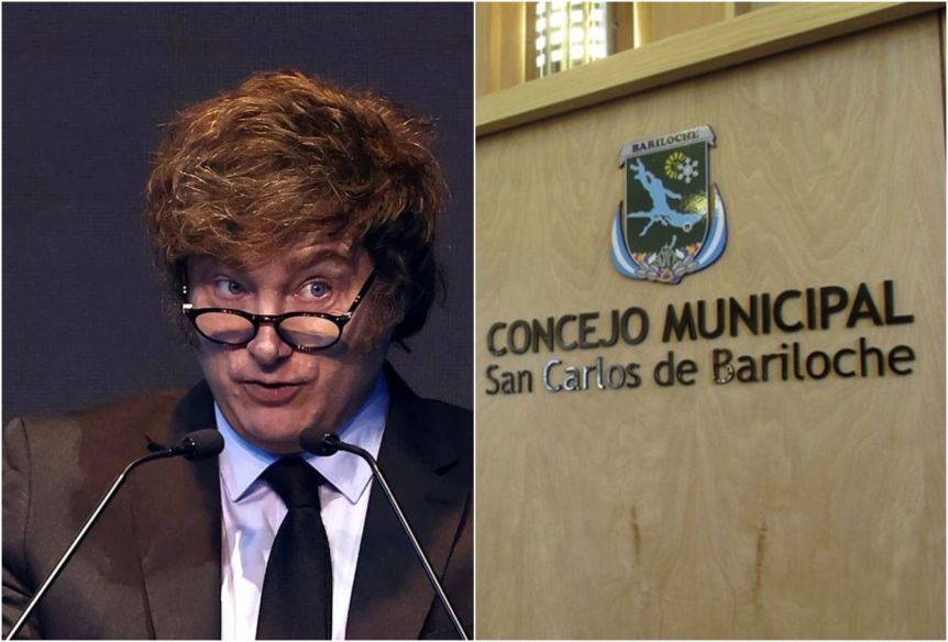 Bariloche declaró persona no grata a Javier Milei por sus dichos sobre Malvinas