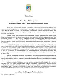 El PJ de Río Gallegos fustigó a Vidal por llevarse el 25 de Mayo a Caleta Olivia