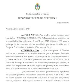 La interna del PJ no se cierra y miran con atención lo que pasa en Neuquén