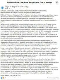 La Asociación de Magistrados intensifica medidas en rechazo de los aumentos en el STJ