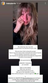 Laurita Fernández explicó los motivos de su ausencia en el teatro