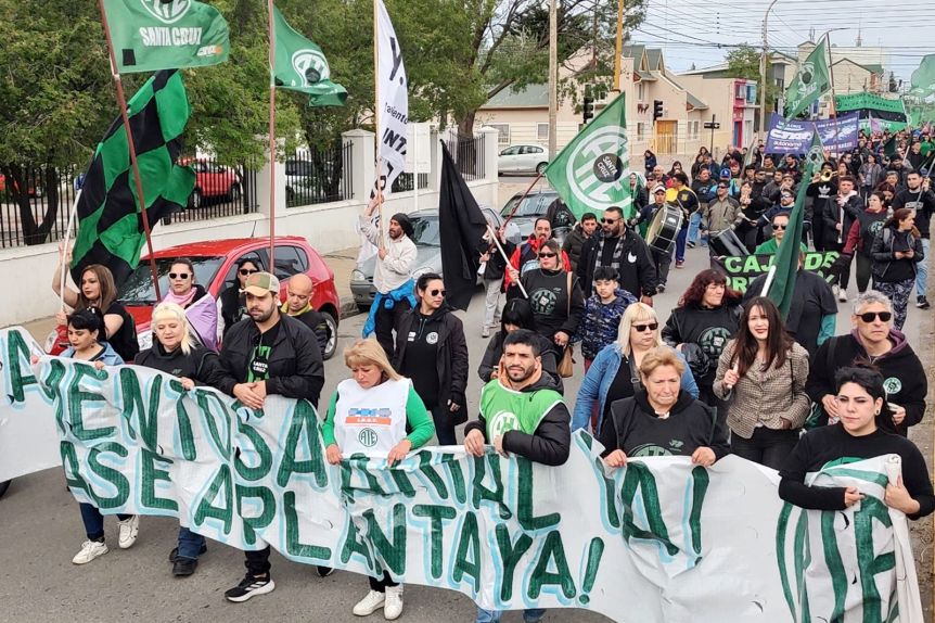 ATE anunció un paro de 72 horas en Santa Cruz ante el ajuste y la falta de respuestas salariales