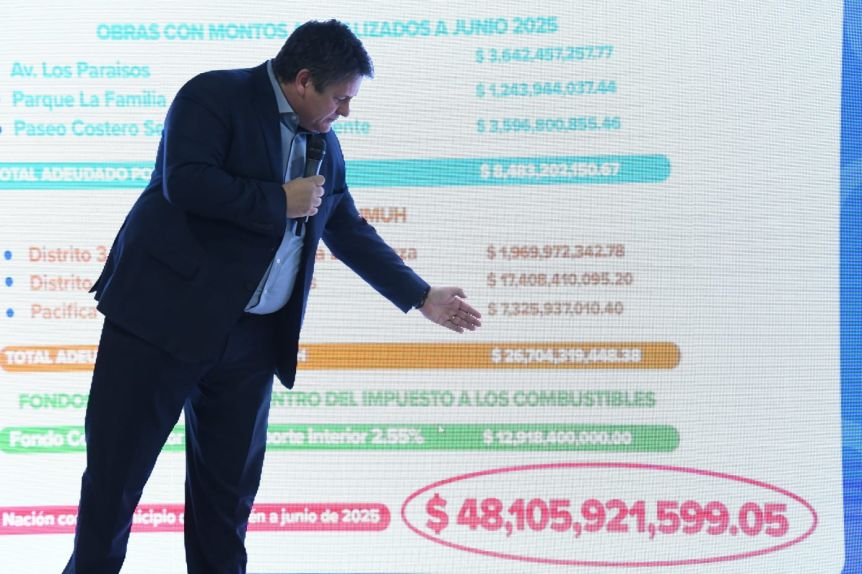 Desde la Capital se exige el pago de una deuda millonaria que Nación mantiene con el municipio