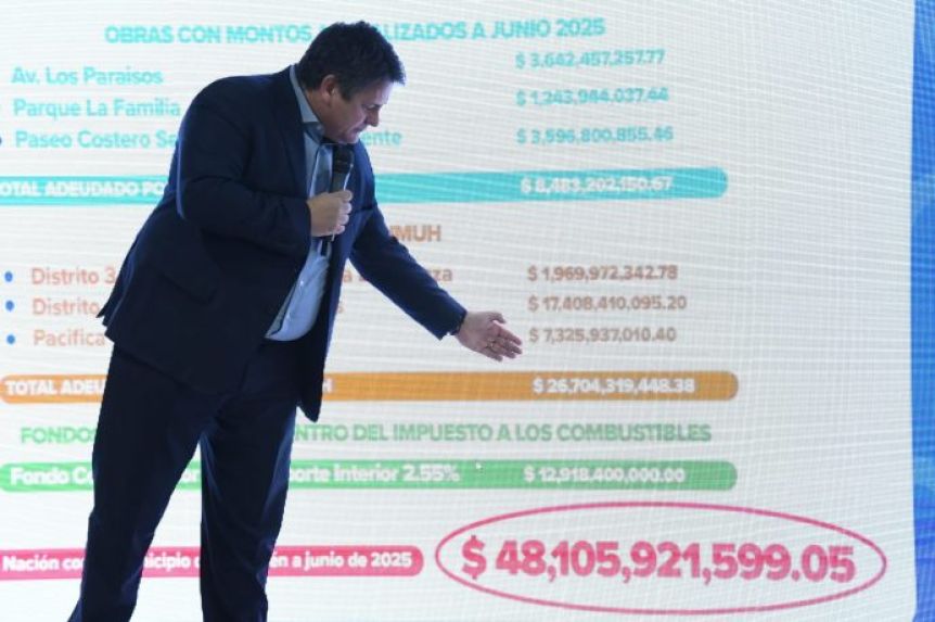 El intendente Gaido exigirá a Nación el pago de una deuda millonaria con el municipio