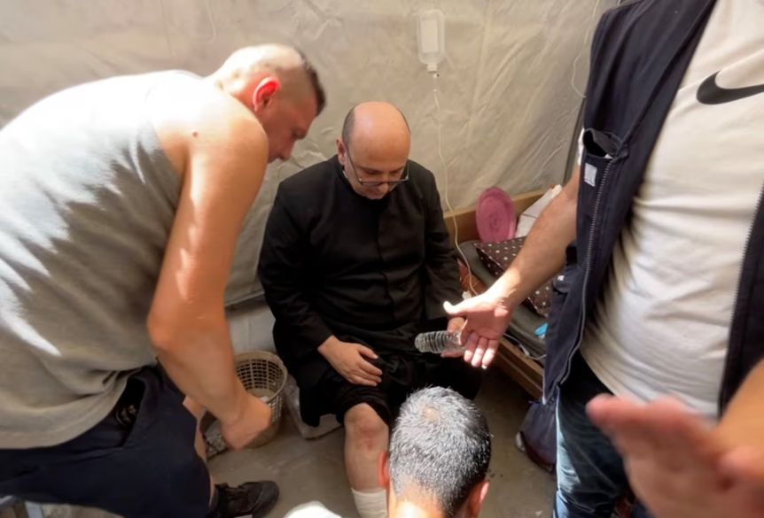Bombardearon a la única iglesia católica de la Franja de Gaza