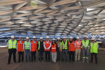 Autoridades recorrieron la terminal de Punta Colorada del proyecto VMOS