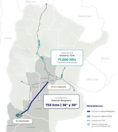 Rocca y Eurkenian inscribirán en el RIGI un proyecto para llevar el gas al norte