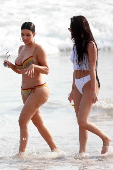 ¡Irreconocible! Así luce el cuerpo de Kim Kardashian sin Photoshop