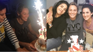 Rocío Oliva cumplió 27 años y .. ¿palito para Maradona?