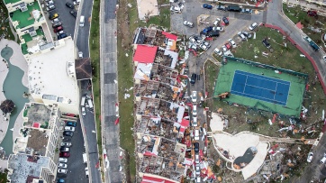 Las fotos devastadoras del paso del huracán Irma por el Caribe