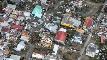 Las fotos devastadoras del paso del huracán Irma por el Caribe