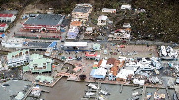 Las fotos devastadoras del paso del huracán Irma por el Caribe