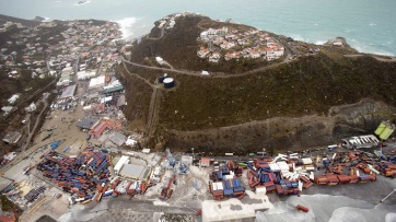 Las fotos devastadoras del paso del huracán Irma por el Caribe