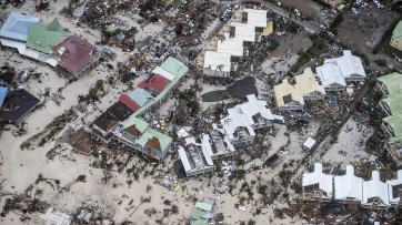 Las fotos devastadoras del paso del huracán Irma por el Caribe