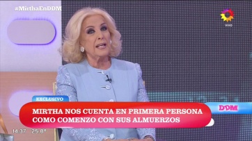Mirtha Legrand visitó a Mariana, y se quebró al hablar de su hijo