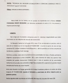 En Unidad Ciudadana denunciaron irregularidades en el sistema de Boleta Única Electrónica