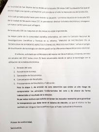 En Unidad Ciudadana denunciaron irregularidades en el sistema de Boleta Única Electrónica