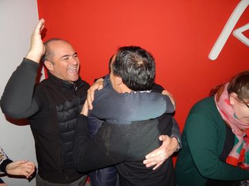 Martínez fue reelecto en Ingeniero Huergo y llegaron los saludos desde la rosada