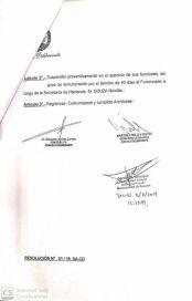 Artero contras las cuerdas: suspendieron a Ércoli y Souza