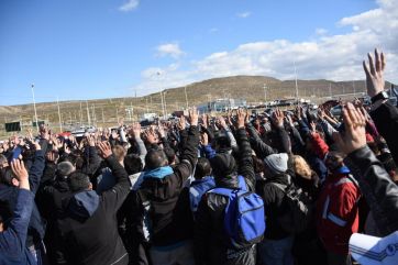 Tras la intimación, Petroleros levantaron el corte de ruta