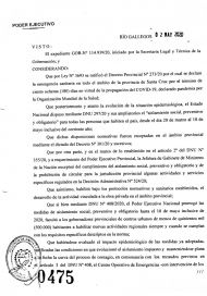 Cuarentena administrada: Santa Cruz habilitó salidas recreativas y atención en comercios