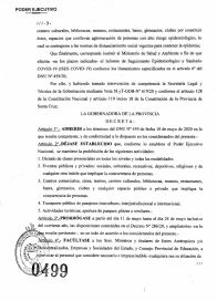 Tras quince días sin nuevos casos, Provincia extrema controles y extiende la cuarentena