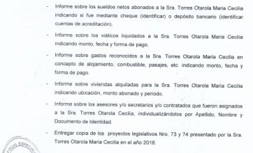 Justicia investiga presunta defraudación al Estado de una Ministra de Arcioni