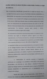 El Gobierno santacruceño denunció a Movistar por los nuevos contagios en Río Gallegos