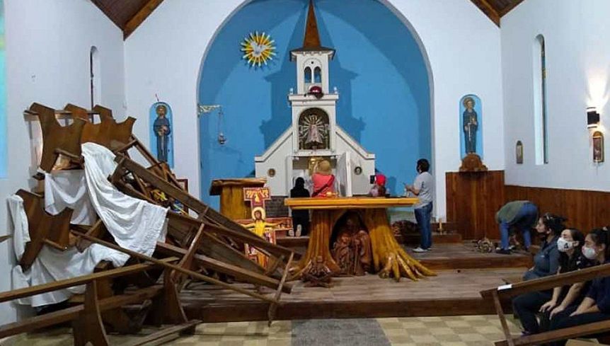 Ataque a una iglesia en El Bolsón: el Gobierno confirmó la detención de los involucrados