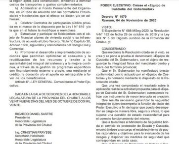 Massoni habló de la custodia de Arcioni: “Todos tienen, nosotros lo blanqueamos”