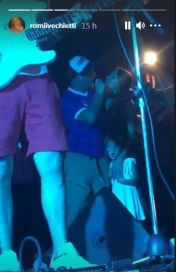 Cada vez más cerca: Barby Silenzi a los besos con el Polaco