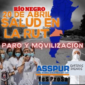 Efecto dominó: hospitalarios se suman al reclamo de los autoconvocados de Salud en Neuquén