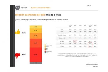 Caída de la aprobación de la gestión de Fernández en la Provincia y la Ciudad