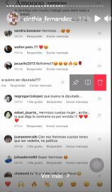 La reacción de Cinthia Fernández luego de ser censurada por mostrar la cola